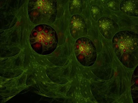 Imaginatory fractal background Image Stockillustratie