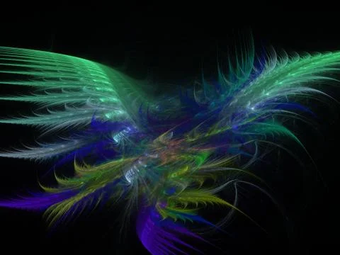 Imaginatory fractal background Image 스톡 일러스트