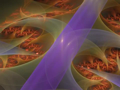 Imaginatory fractal background Image 스톡 일러스트