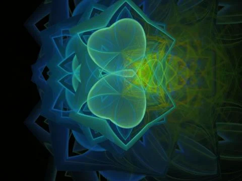 Imaginatory fractal background Image 스톡 일러스트