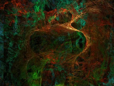 Imaginatory fractal background Image 스톡 일러스트