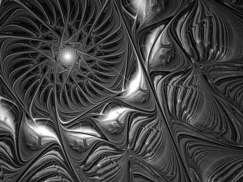 Imaginatory fractal background Image Stockillustratie