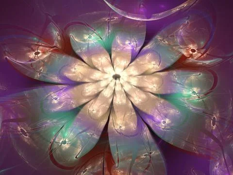 Imaginatory fractal background Image イラスト素材