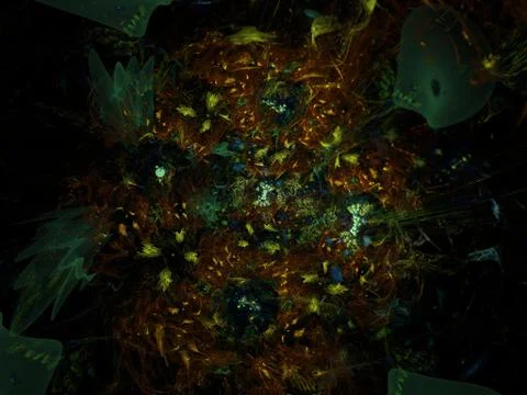 Imaginatory fractal background Image 스톡 일러스트