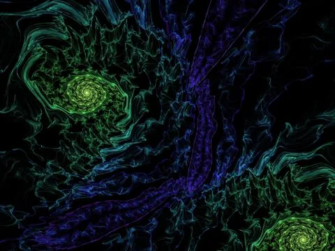 Imaginatory fractal background Image 스톡 일러스트