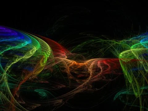 Imaginatory fractal background Image 스톡 일러스트