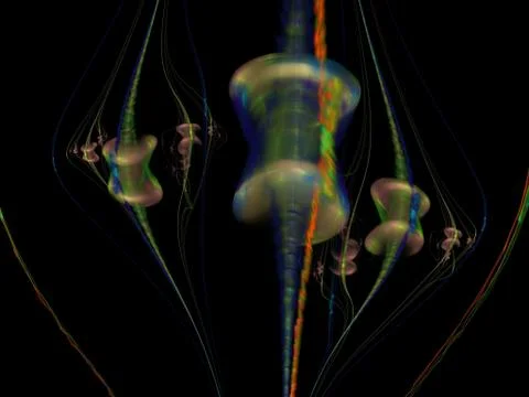 Imaginatory fractal background Image 스톡 일러스트