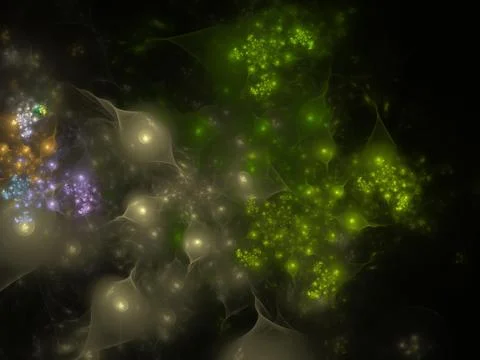 Imaginatory fractal background Image Illustrazione stock