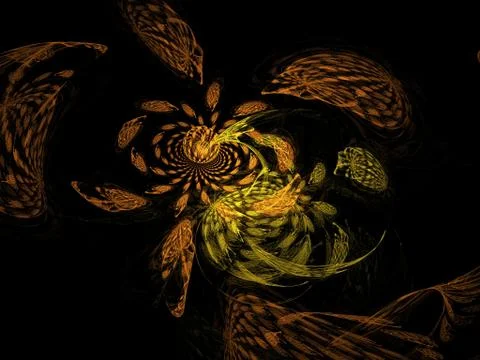 Imaginatory fractal background Image 스톡 일러스트