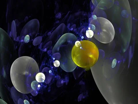 Imaginatory fractal background Image 스톡 일러스트