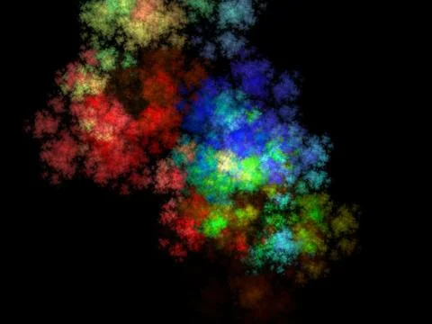 Imaginatory fractal background Image 스톡 일러스트
