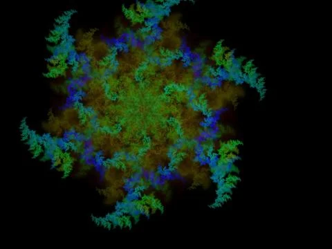 Imaginatory fractal background Image 스톡 일러스트