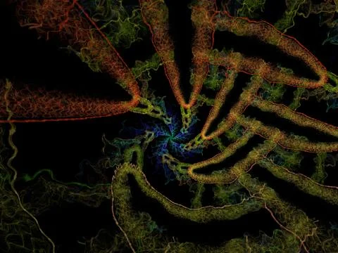 Imaginatory fractal background Image Illustrazione stock