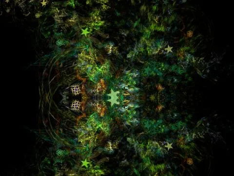 Imaginatory fractal background Image 스톡 일러스트