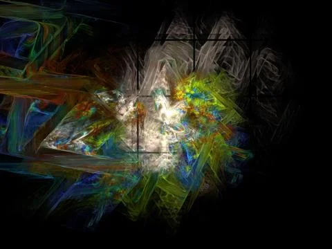 Imaginatory fractal background Image 스톡 일러스트