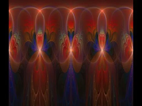 Imaginatory fractal background Image 스톡 일러스트