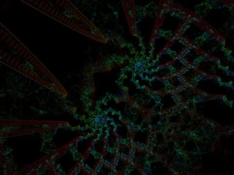 Imaginatory fractal background Image Illustrazione stock