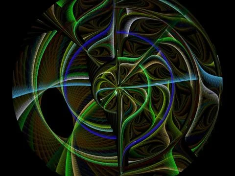 Imaginatory fractal background Image イラスト素材