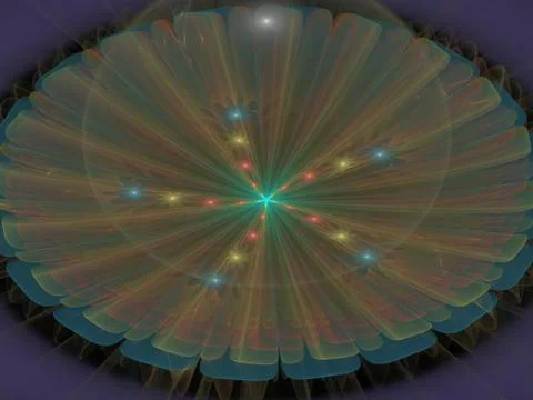 Imaginatory fractal background Image 스톡 일러스트