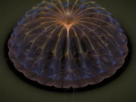Imaginatory fractal background Image 스톡 일러스트