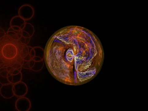 Imaginatory fractal background Image 스톡 일러스트