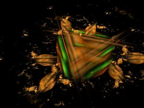 Imaginatory fractal background Image Illustrazione stock
