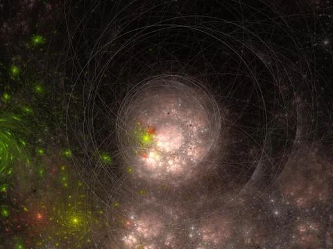 Imaginatory fractal background Image 스톡 일러스트