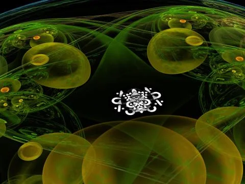 Imaginatory fractal background Image 스톡 일러스트