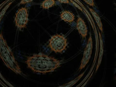 Imaginatory fractal background Image 스톡 일러스트