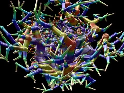 Imaginatory fractal background Image イラスト素材