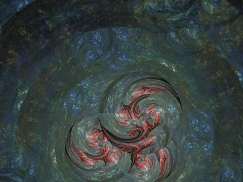 Imaginatory fractal background Image 스톡 일러스트