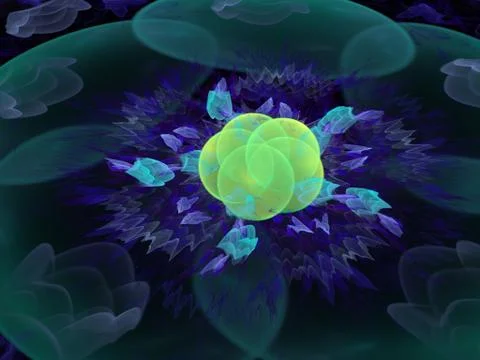 Imaginatory fractal background Image 스톡 일러스트