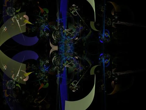Imaginatory fractal background Image 스톡 일러스트