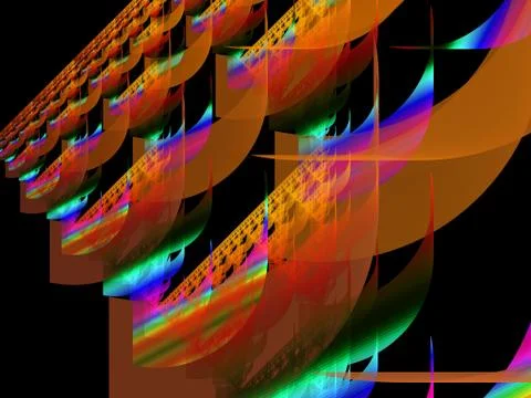 Imaginatory fractal background Image 스톡 일러스트