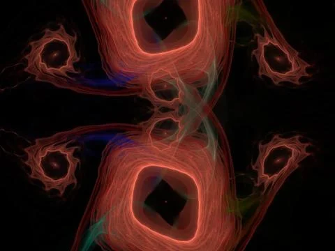 Imaginatory fractal background Image Illustrazione stock