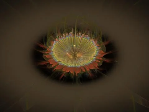 Imaginatory fractal background Image 스톡 일러스트