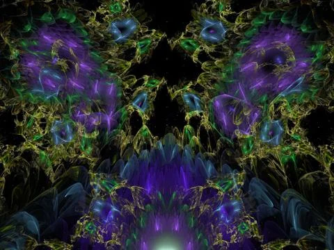 Imaginatory fractal background Image Illustrazione stock
