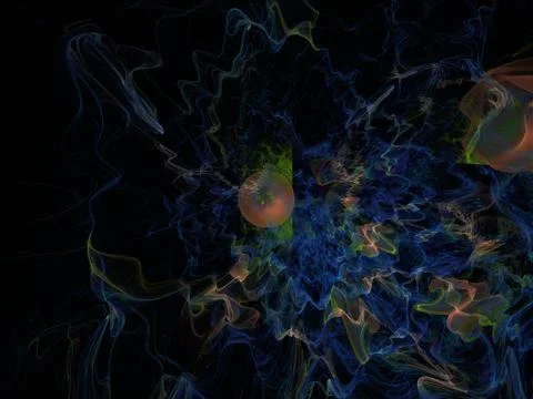 Imaginatory fractal background Image 스톡 일러스트