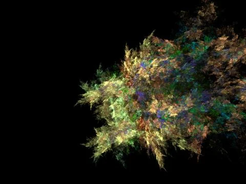 Imaginatory fractal background Image イラスト素材