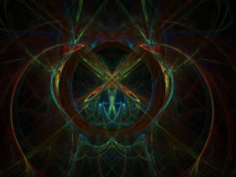 Imaginatory fractal background Image 스톡 일러스트
