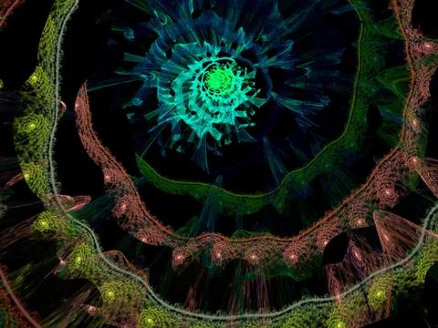 Imaginatory fractal background Image 스톡 일러스트