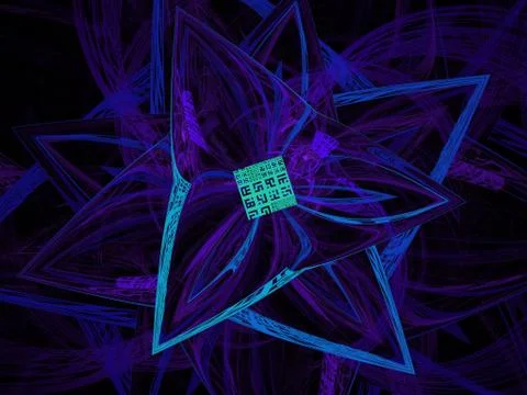 Imaginatory fractal background Image 스톡 일러스트