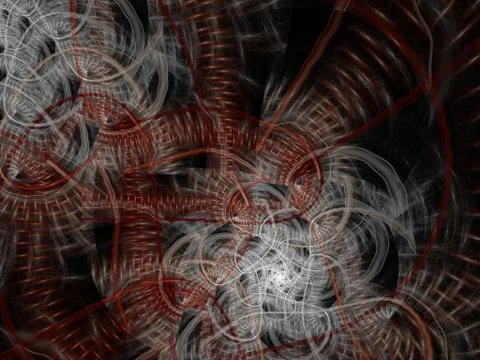 Imaginatory fractal background Image Illustrazione stock