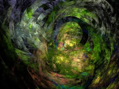 Imaginatory fractal background Image 스톡 일러스트