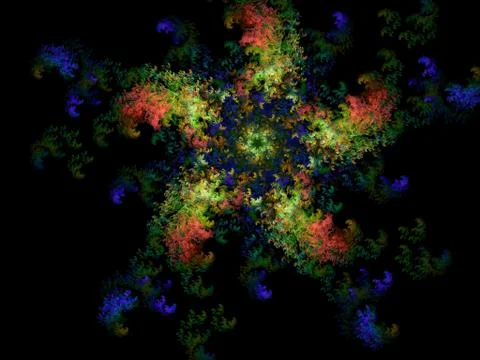 Imaginatory fractal background Image Illustrazione stock