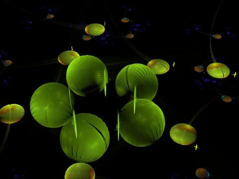Imaginatory fractal background Image イラスト素材