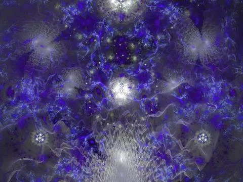 Imaginatory fractal background Image Stockillustratie