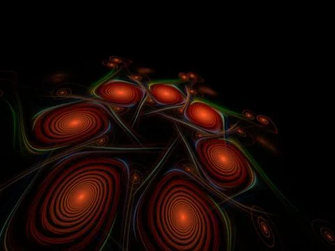Imaginatory fractal background Image イラスト素材