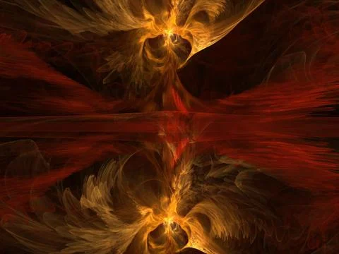 Imaginatory fractal background Image 스톡 일러스트