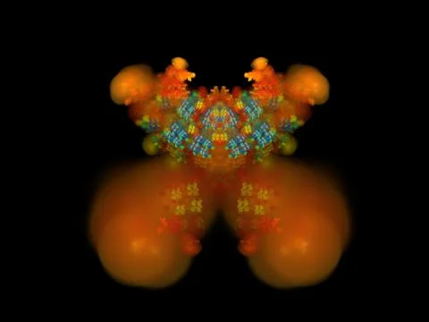 Imaginatory fractal background Image 스톡 일러스트